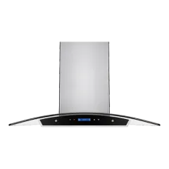 Curved glass range hood 90/80/70/60cm series EMALL #ERH-HA9009