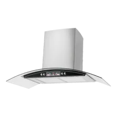 Curved glass range hood 90/80/70/60cm series EMALL #ERH-HA9007