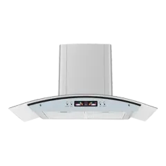 Curved glass range hood 90/80/70/60cm series EMALL #ERH-HP9003W