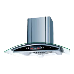 Curved glass range hood 90/80/70/60cm series EMALL #ERH-HZ9002