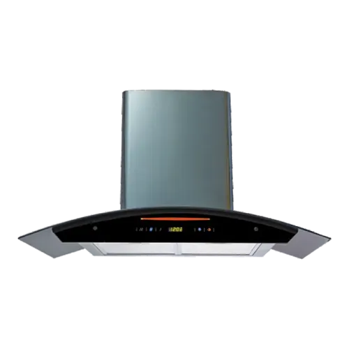 Curved glass range hood 90/80/70/60cm series EMALL #ERH-HP9018