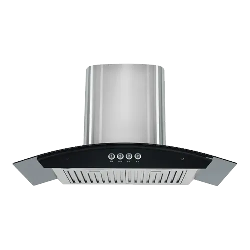 Curved glass range hood 90/80/70/60cm series EMALL #ERH-HP9033