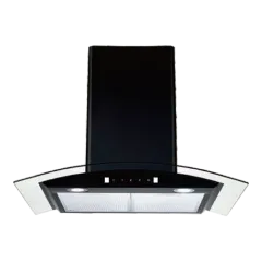 Curved glass range hood 90/80/70/60cm series EMALL #ERH-HA6012