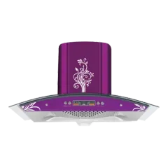 Curved glass range hood 90/80/70/60cm series EMALL #ERH-HZ9002PF