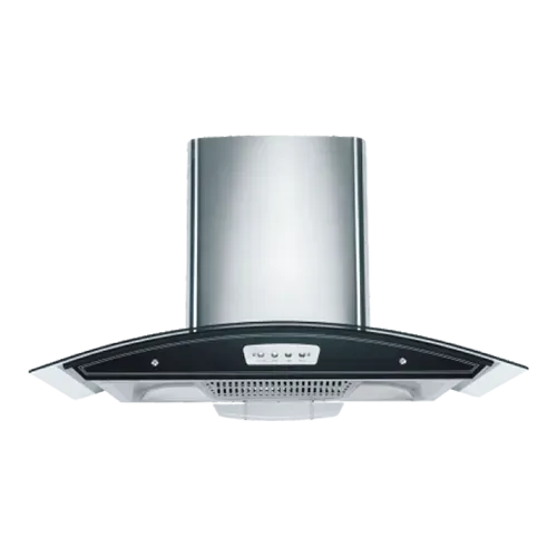 Curved glass range hood 90/80/70/60cm series EMALL #ERH-HC9001