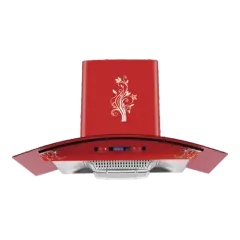 Curved glass range hood 90/80/70/60cm series EMALL #ERH-HC9006