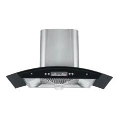 Curved glass range hood 90/80/70/60cm series EMALL #ERH-HZ9002S
