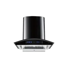 Curved glass range hood 90/80/70/60cm series EMALL #ERH-HB6006