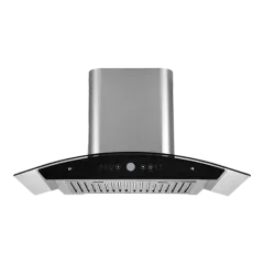 Curved glass range hood 90/80/70/60cm series EMALL #ERH-HP9049