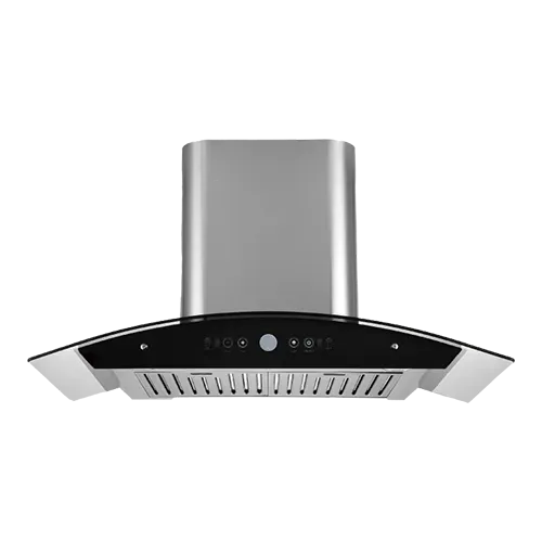 Curved glass range hood 90/80/70/60cm series EMALL #ERH-HP9049