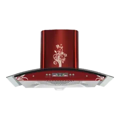 Curved glass range hood 90/80/70/60cm series EMALL #ERH-HZ9002RF