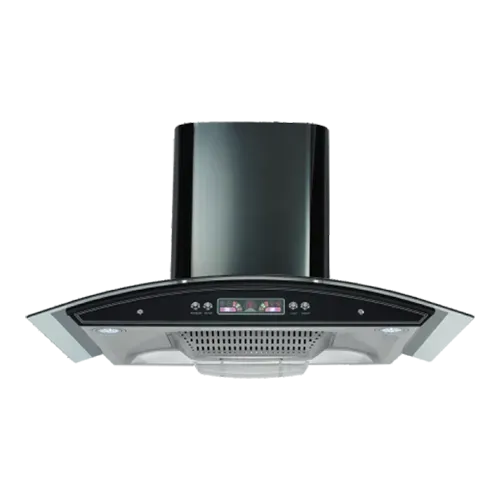 Curved glass range hood 90/80/70/60cm series EMALL #ERH-HC9005
