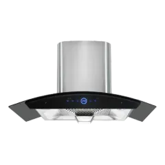 Curved glass range hood 90/80/70/60cm series EMALL #ERH-HZ9021