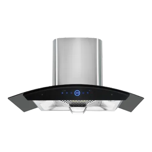 Curved glass range hood 90/80/70/60cm series EMALL #ERH-HZ9021