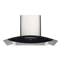 Curved glass range hood 90/80/70/60cm series EMALL #ERH-HP9042
