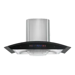 Curved glass range hood 90/80/70/60cm series EMALL #ERH-HC9008