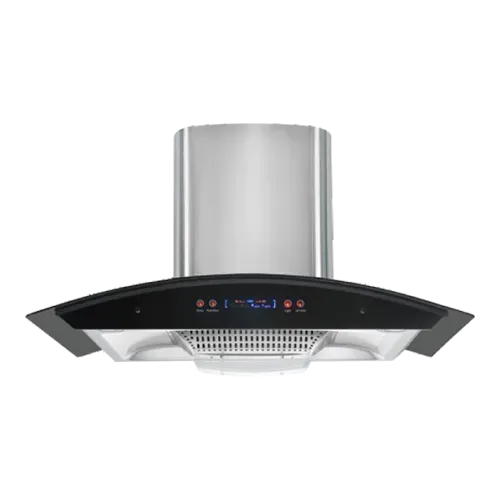 Curved glass range hood 90/80/70/60cm series EMALL #ERH-HC9008