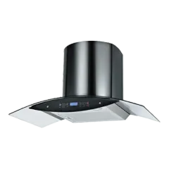 Curved glass range hood 90/80/70/60cm series EMALL #ERH-HP9037