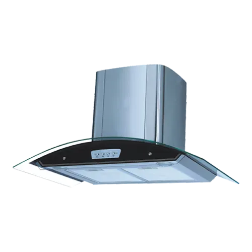 Curved glass range hood 90/80/70/60cm series EMALL #ERH-HP9001