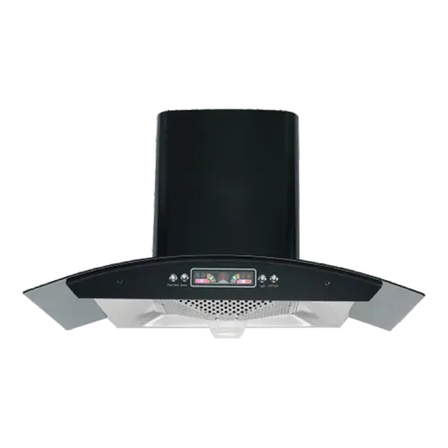 Curved glass range hood 90/80/70/60cm series EMALL #ERH-HZ9002B