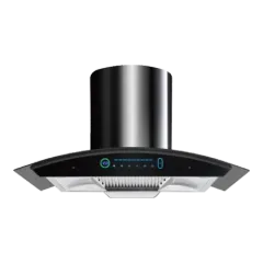 Curved glass range hood 90/80/70/60cm series EMALL #ERH-HC9007