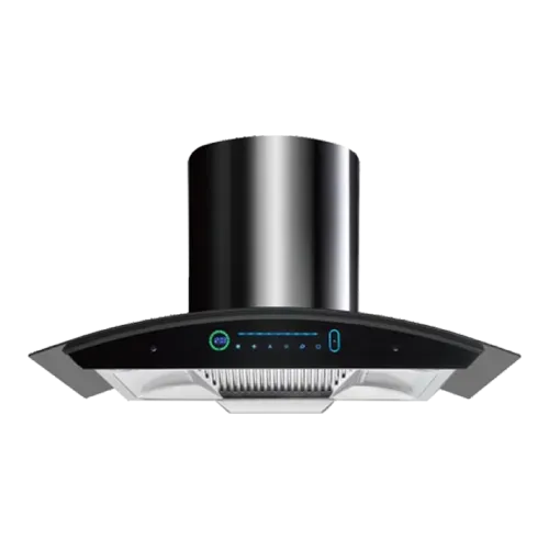 Curved glass range hood 90/80/70/60cm series EMALL #ERH-HC9007