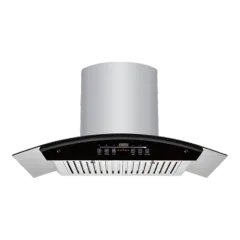 Curved glass range hood 90/80/70/60cm series EMALL #ERH-HP9024