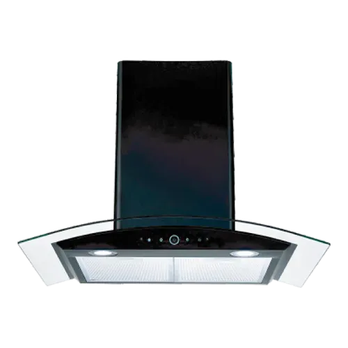 Curved glass range hood 90/80/70/60cm series EMALL #ERH-HA6014