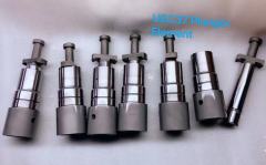 Marine engine injection nozzle and plunger element