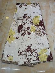 Latest Jacquard Fabric African Brocade Lace Tissu French Tulle Lace 5 Yards Fabric Brocade for Nigerian Women