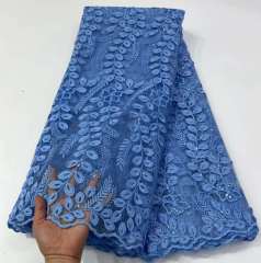 Latest French Tulle Fabrics Lace African Cord Lace Wedding Dress Bridal Lace Trim Material For Dresses Wedding