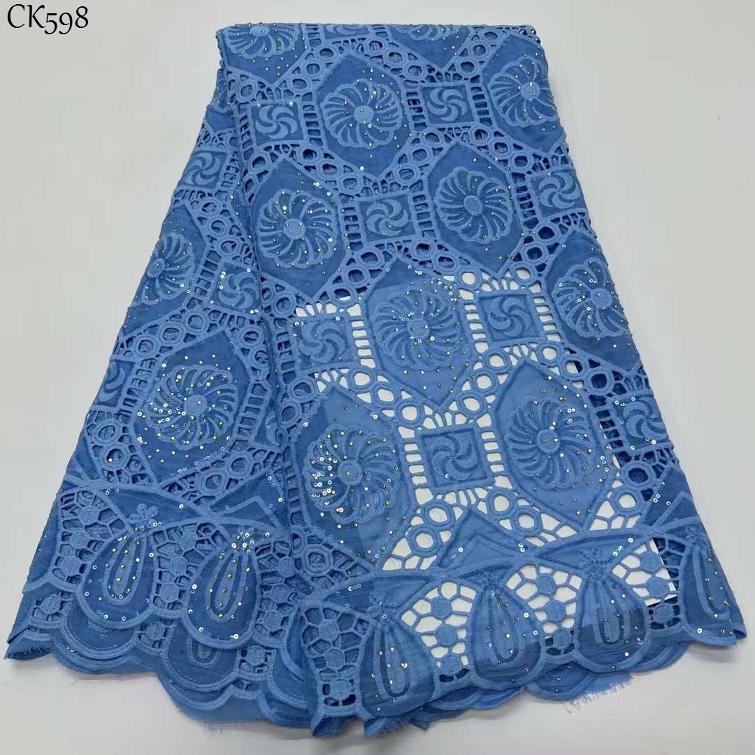 African Fashion Nigerian Cord Lace Bridal Chiffon Matreial French Mesh Lace With Sequins Nigerian Wedding Asoebi Lace Material