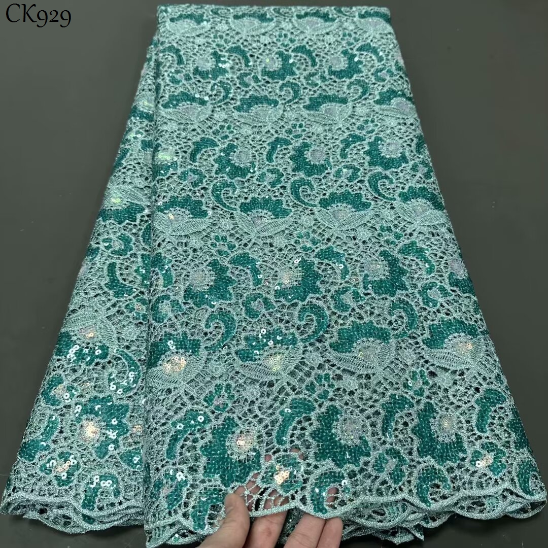 African Fashion Nigerian Cord Lace Bridal Matreial French Mesh Lace With Sequins Nigerian Wedding Asoebi Lace Material