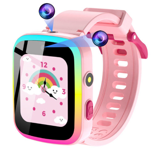2023 new design kids smart watch with dual camera