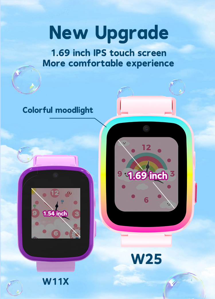 kids smart watch CT-W25 With Colorful Mood Lights Details Pictures 2