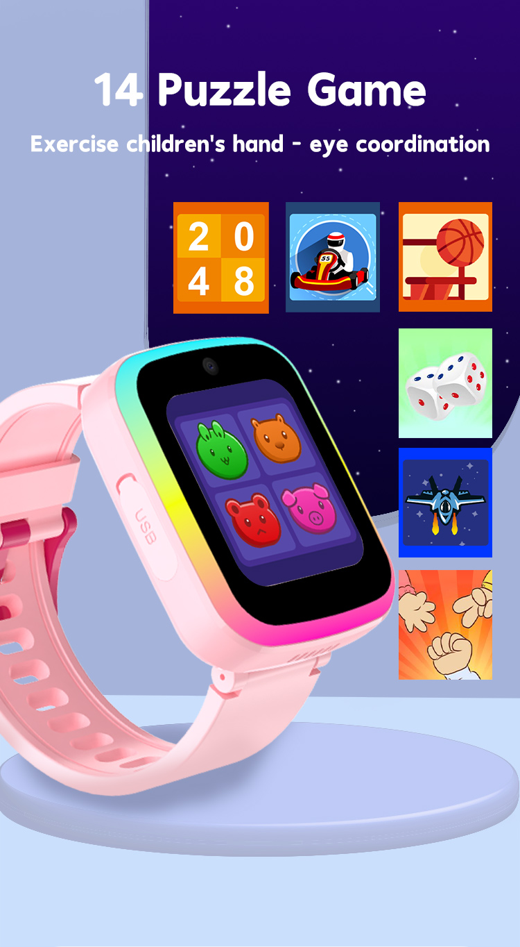 kids smart watch CT-W25 With Colorful Mood Lights Details Pictures 6