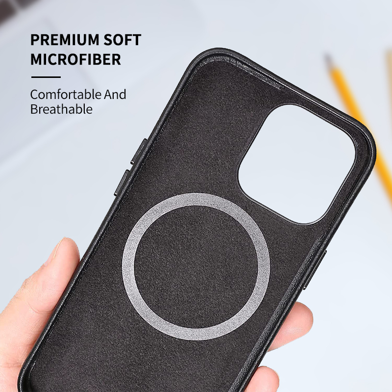 MagSafe Genuine Leather / PU iPhone Case Manufacturer