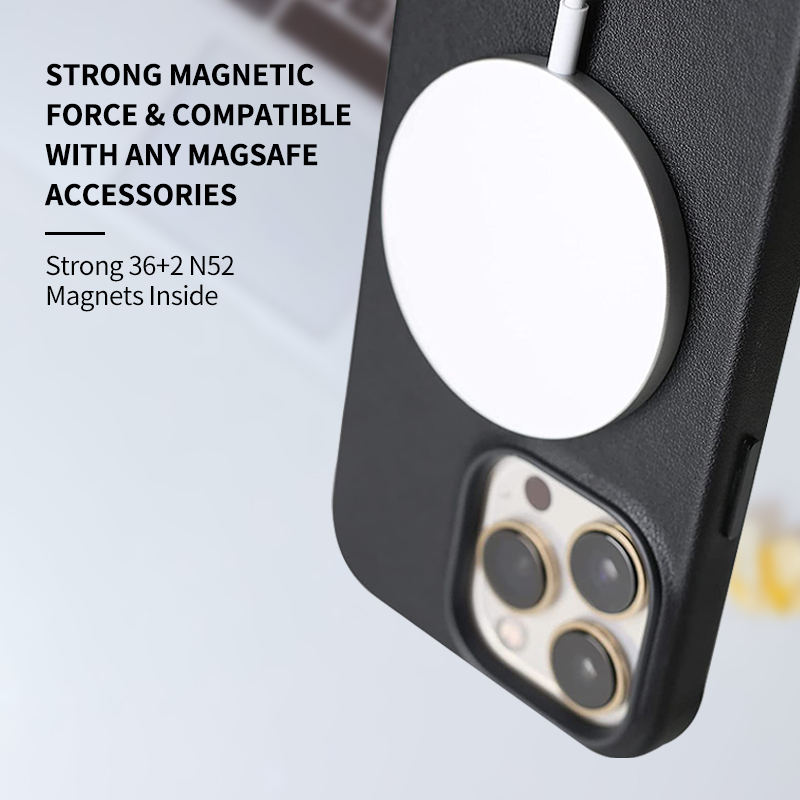 MagSafe Genuine Leather / PU iPhone Case Manufacturer
