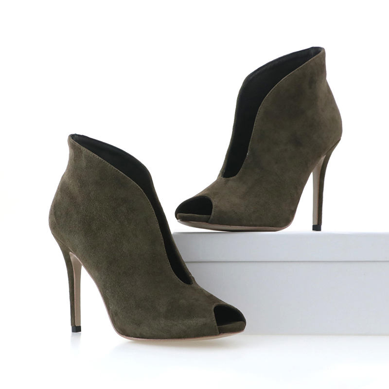 Rosalind Leopard Horsehair Ankle Boots