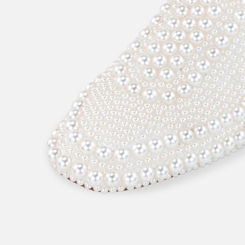 Betty White Patent Leather Pearl Flats