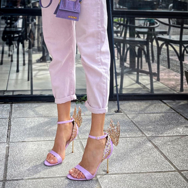 Elaine Gold Wings Sandals