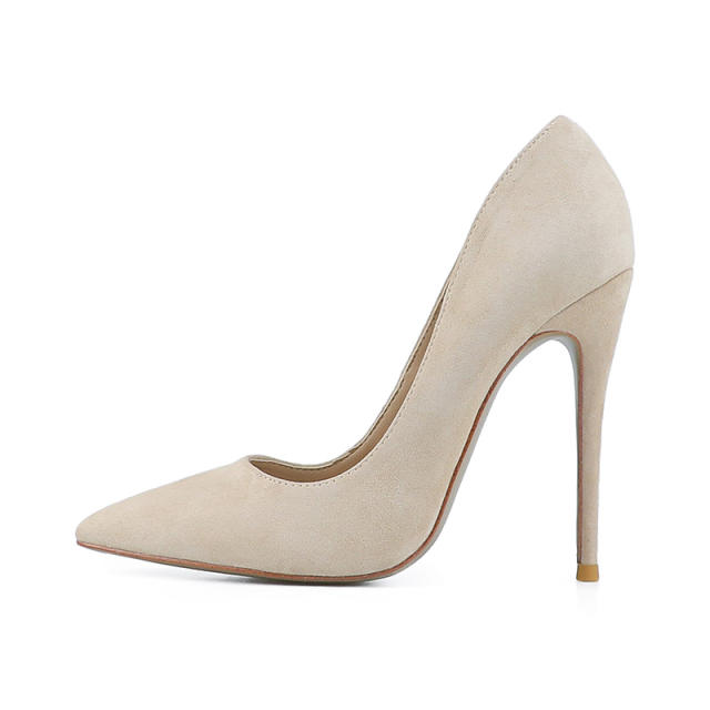 Chloe Yellow Suede Leather Classical Pumps