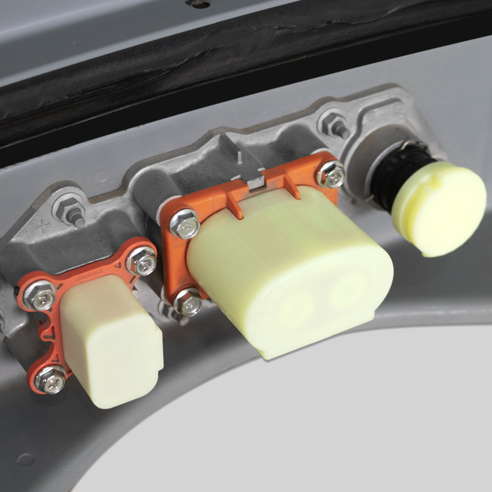 Nissan Leaf Battery 3D printing Waterproof Protection Covers 4PCS