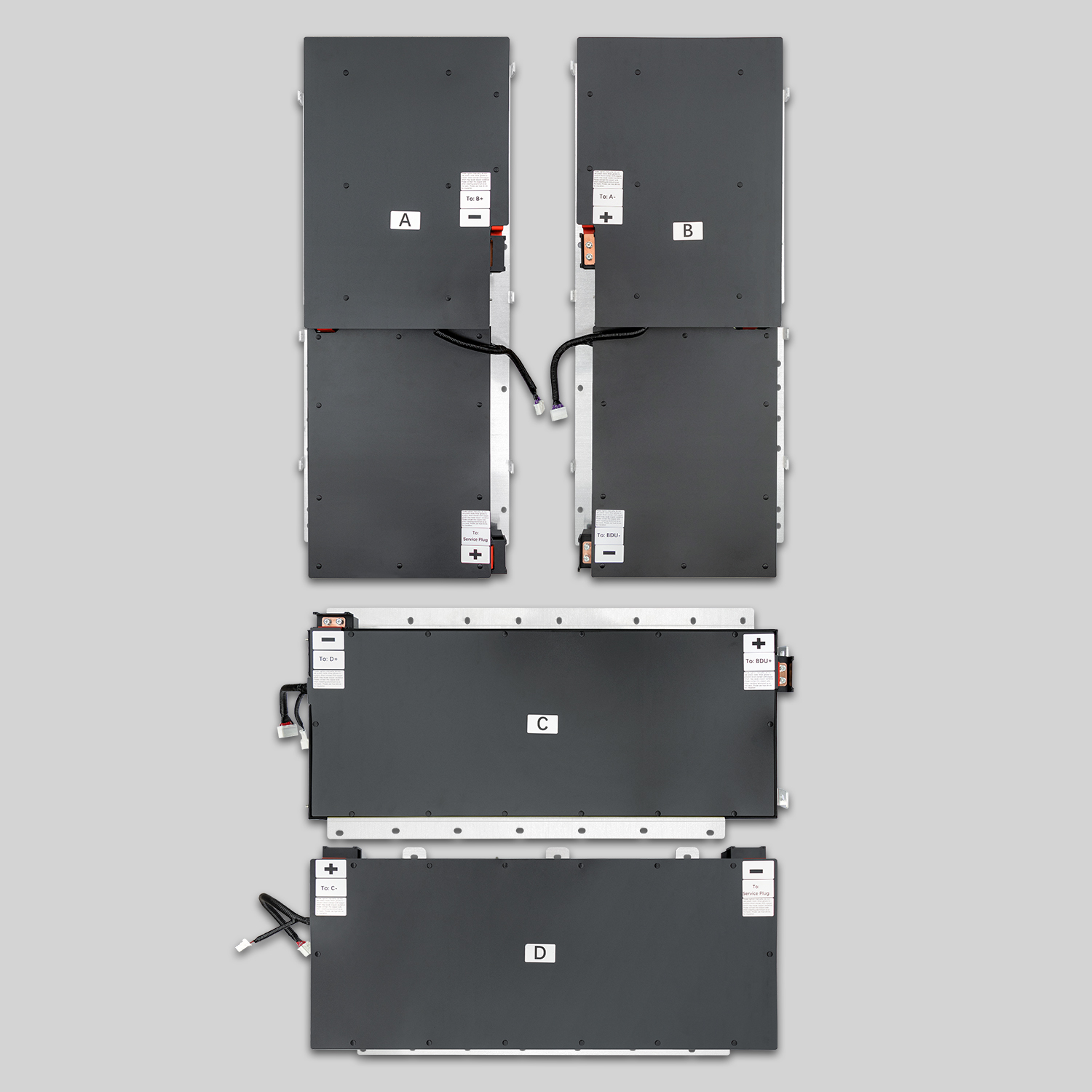 Electric Vehicle Lithium-ion Battery 40Kwh Leaf Battery Module For