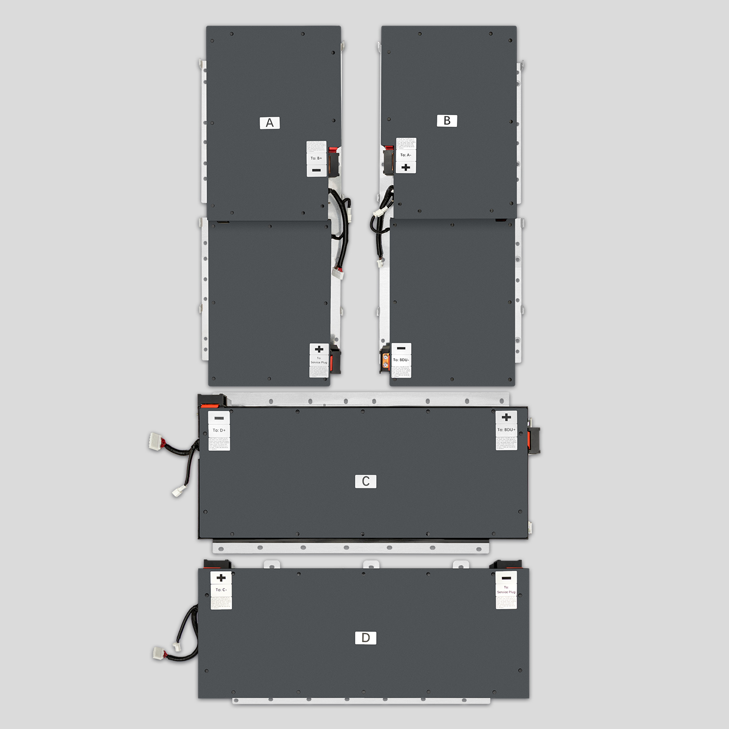 Electric Vehicle Lithium-ion Battery 40Kwh Leaf Battery Module For