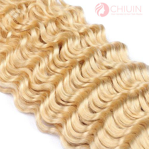 Deep Wave 613 Hair Color Blonde Raw Hair Bundle