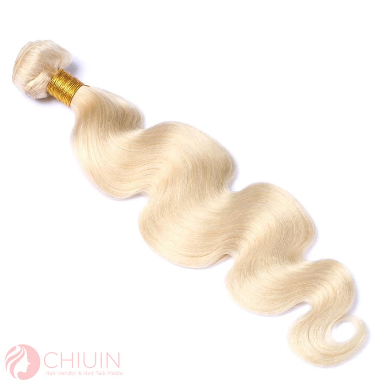 Blonde Hair Body Wave Bundles Cambodian Hair 613 Hair Color