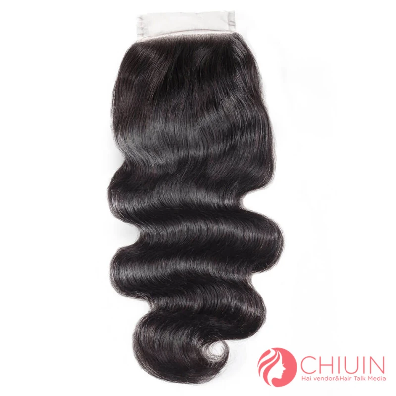 5x5 Lace Closure Body Wave Top Quality Raw Cambodian Hair