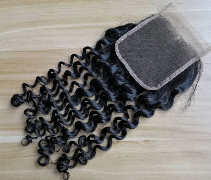 Raw Hair Transparent Lace Closures 4x4 5x5 for Wholesale