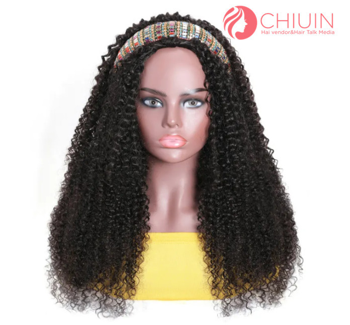 Fab Curl Headband Wig Glueless Lace Wig For 4C Hair